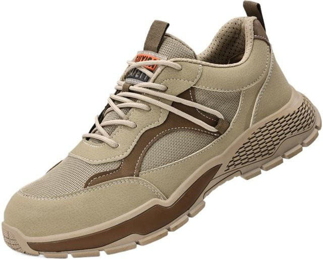 Avant-garde Arbeitsschutzschuhe für alle vier Jahreszeiten, rutschfest und durchtrittsicher, Farbe: Schwarz, Grau, Beige, Größe: 46 - Bild 1