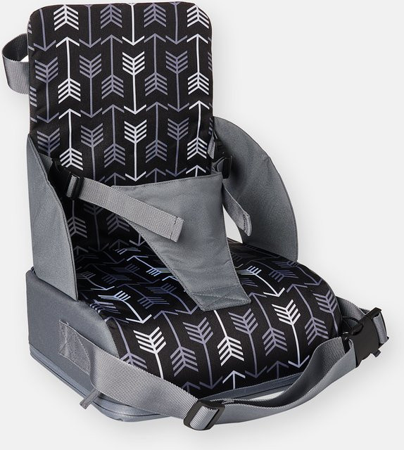 Tragbarer Baby Booster Sitz aus waschbarem Polyurethan mit Sicherheitsgurten für Küchenstühle und auf Reisen - Bild 1
