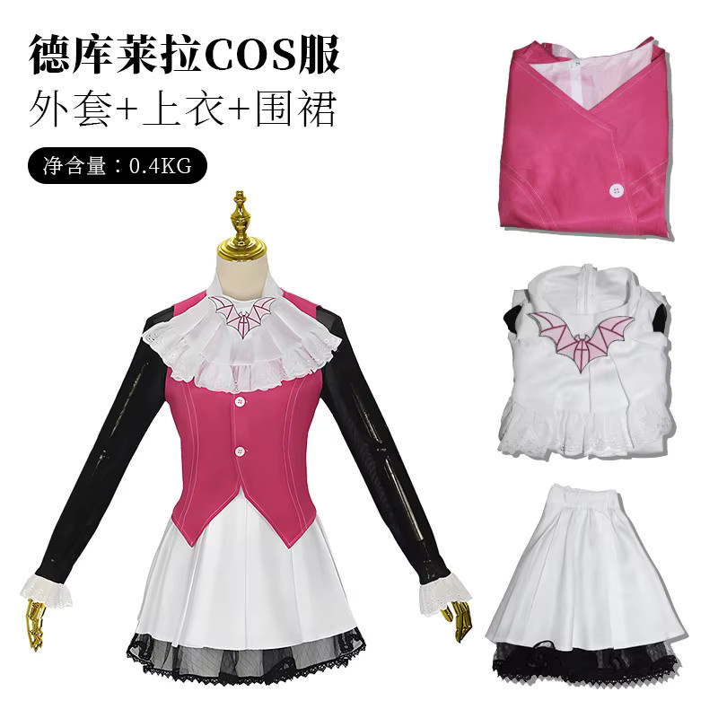 HHYRCOS Monster High Draculaura Cosplay Kostüm, Fantasy, Unisex - Bild 4