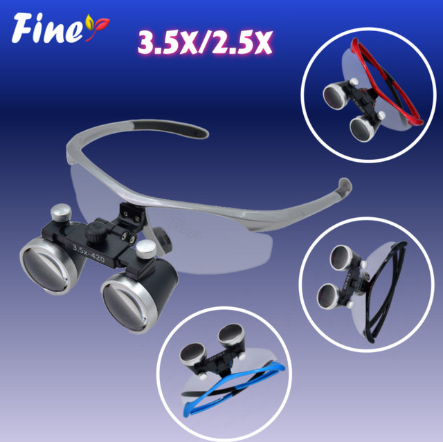 Finer Dental Chirurgische Lupen, 2,5x, 3,5x - Bild 1