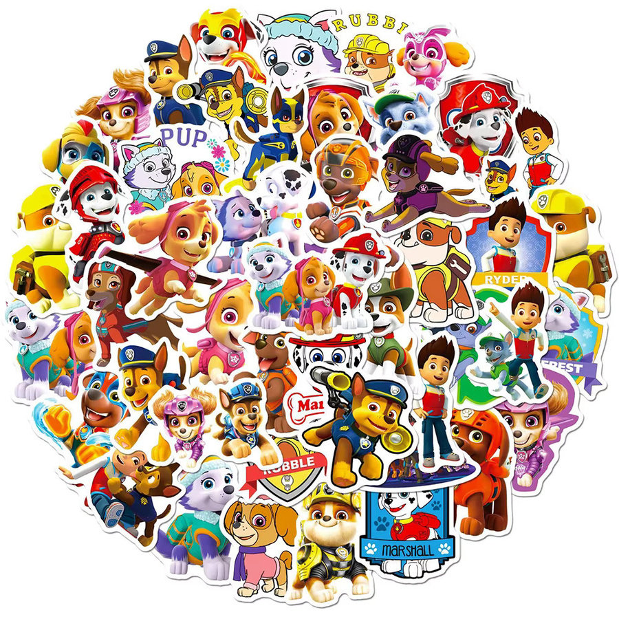 Paw Patrol Aufkleber, Cartoon-Sticker, Bunt / Mehrfarbig - Bild 2
