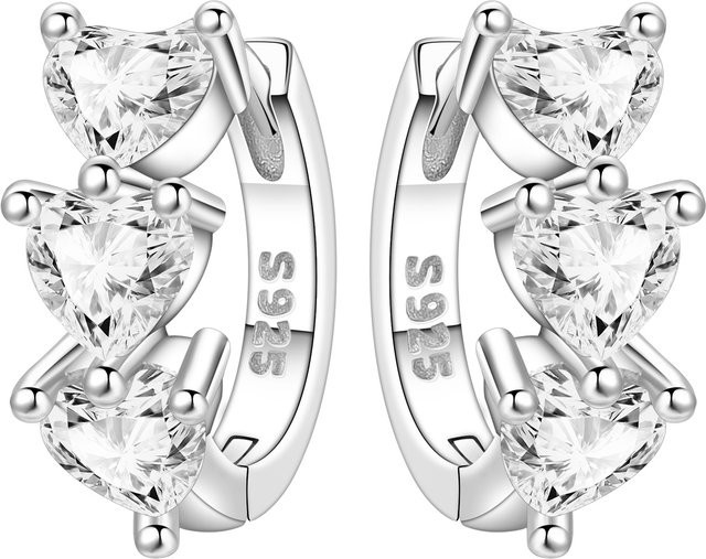 CYCUFF Creolen, 925 Silber, Zirkonia, Damen - Bild 1