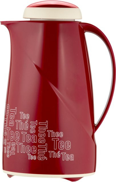 Helios Isolierkanne Tea Time rot, 1,0 l, Höhe: 25,1 cm - Bild 1