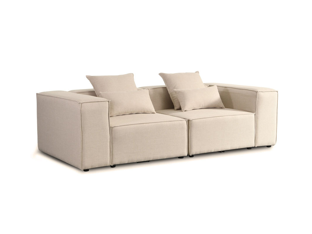 Home Deluxe Modulares Sofa VERONA in Beige, Polsterstoff und Schaumstoff - Bild 3