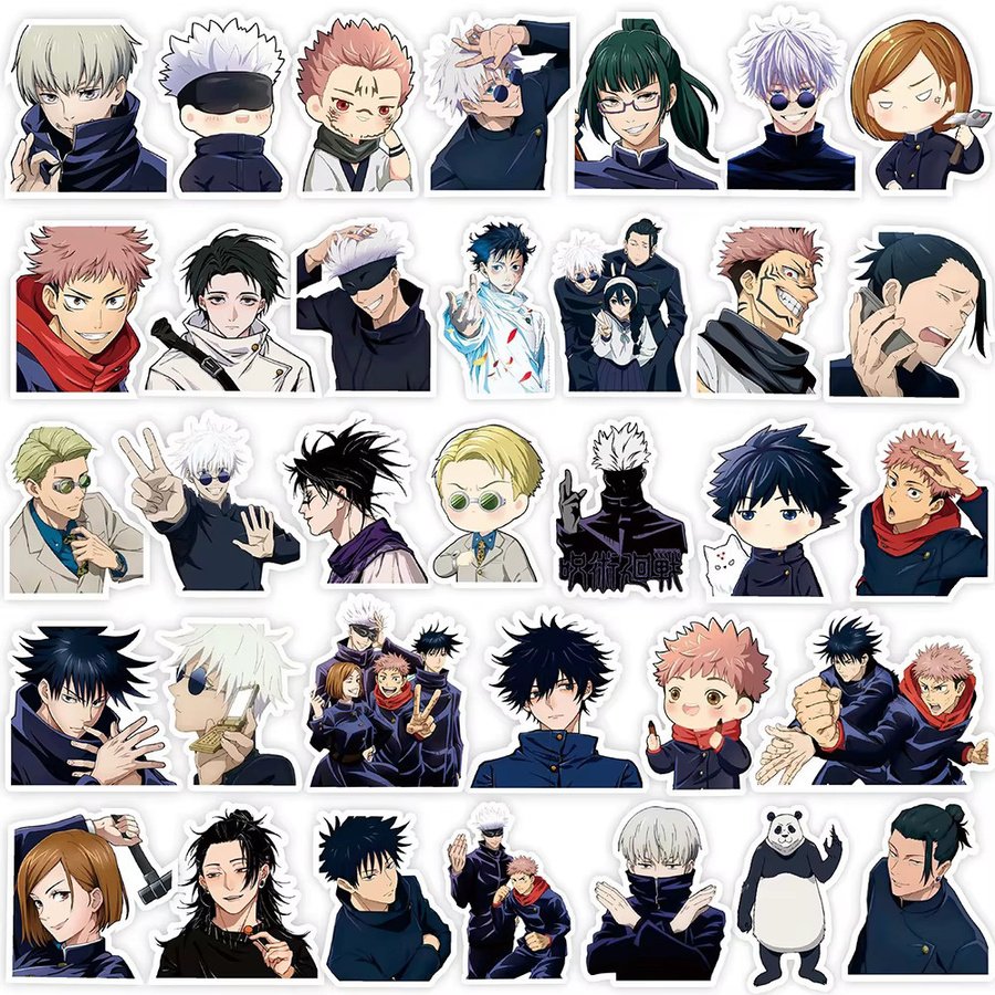 Bandai Jujutsu Kaisen Aufkleber, Bunt / Mehrfarbig, Set / Bundle - Bild 4