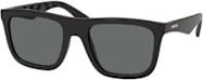 Burberry BE 4458U Sonnenbrille, Quadratisch, Vollrand, Kunststoff, Herren, Schwarz, Grau - Bild 1