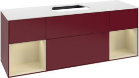 V&B Waschtischunterschrank Finion in Weiß lackiert, B/T/H: 160 x 60 x 50,1 cm - Bild 1