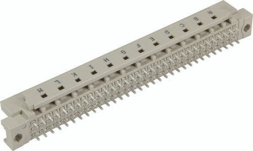HARTING Messerleiste aus Messing in Beige mit 3 Reihen - Bild 1