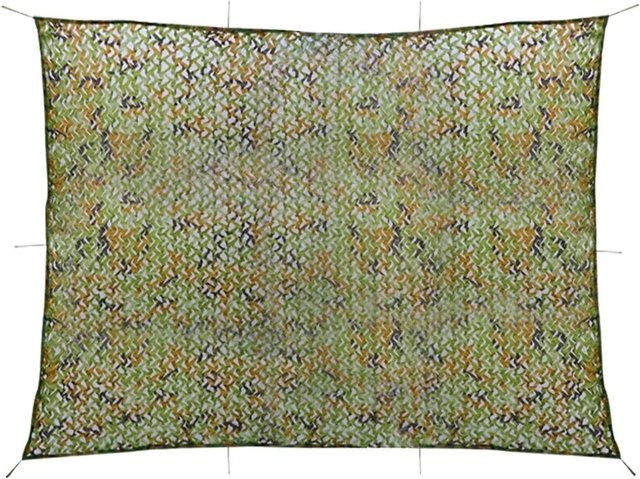 vidaXL Tarnnetz mit Aufbewahrungstasche in Grün, B/T: 2 x 4 m - Bild 1