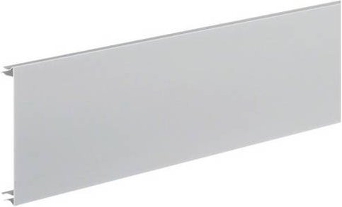 Hager BRA1202ELN Brüstungskanal Oberteil Aluminium Weiß L: 2000 mm, B: 120 mm - Bild 1