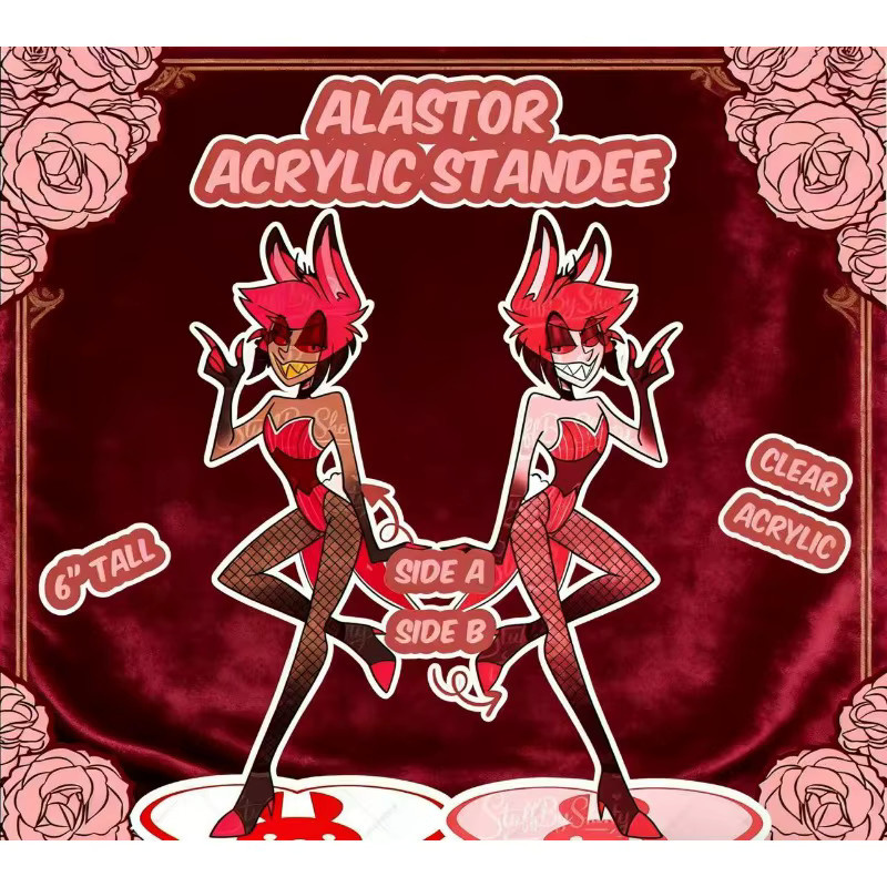 Bandai Hazbin Hotel Alastor Acryl-Standee, Kunststoff - Bild 2