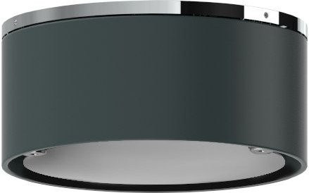 Top Light Puk Mini One 2 LED-Deckenleuchte in Anthrazit Matt und Chrom mit mattiertem Glas (2700K Warmweiß) - Bild 1