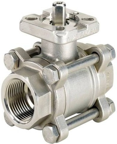 Bürkert Kugelhahn 2654 186002 aus Edelstahl in Silber - Bild 1