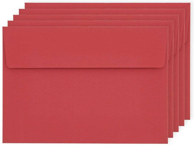 Rico Design Paper Poetry Luxury Umschläge B6 Rot - Bild 1