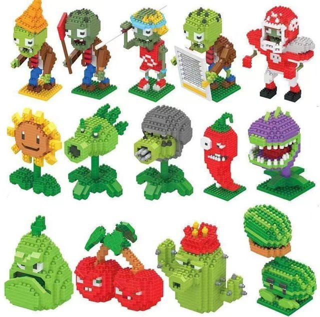 Keeppley Plants VS Zombies Mini Building Block Action Model ab 14 Jahren - Bild 1