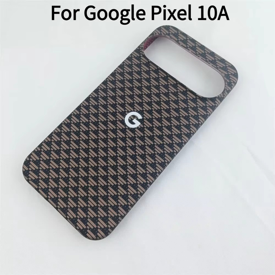 Stoßfeste MagSafe Handyhülle im Carbonfaser-Design für Google Pixel 10A 9 Pro XL 8 7 6 A Pro, Farbe: Schwarz - Bild 1