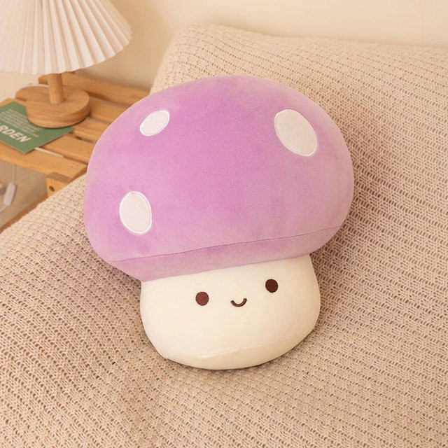 Pilz Pflanze Plüschtier Macaron Farbe Plüsch Pilz Anhänger Puppen - Bild 1
