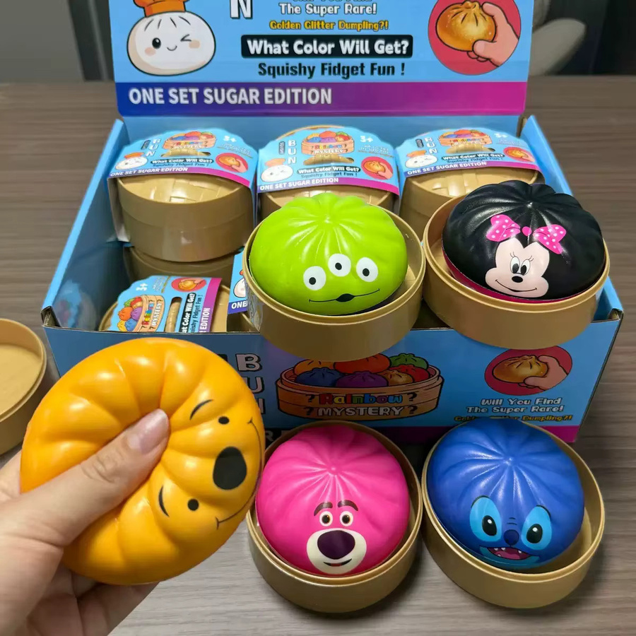 Disney Dumpling Steamer Blind Box, Squishy-Brötchen-Spielzeug, Bunt, ab 3 Jahre - Bild 3