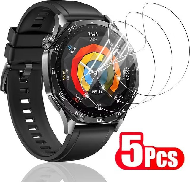 Displayschutzfolie Huawei Watch GT5/GT5 Pro, transparent, 3–5 Stück - Bild 1