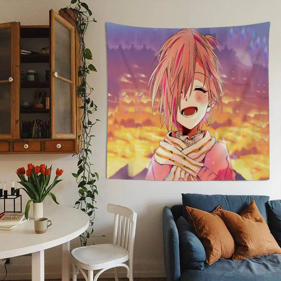 M-mitsuba Hippie Wandbehang im Kawaii Design für dein Wohnzimmer oder Schlafzimmer - Bild 2