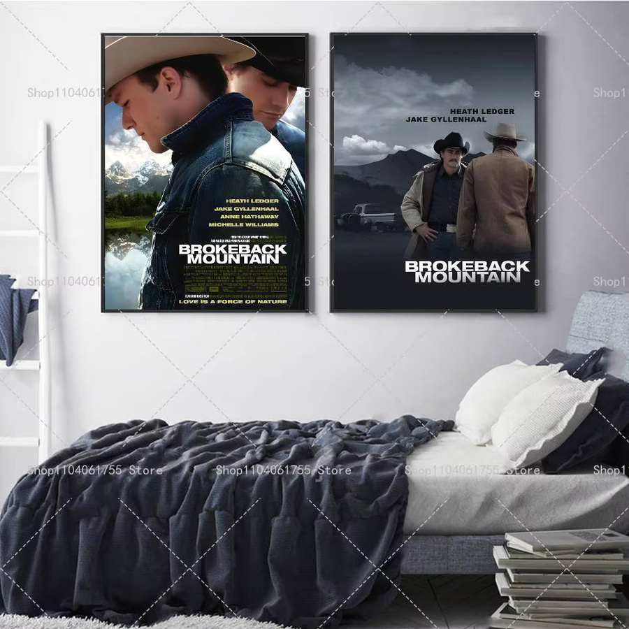Selbstklebendes Filmplakat Brokeback Mountain als klassische Wandkunst-Dekoration in Multicolor - Bild 3