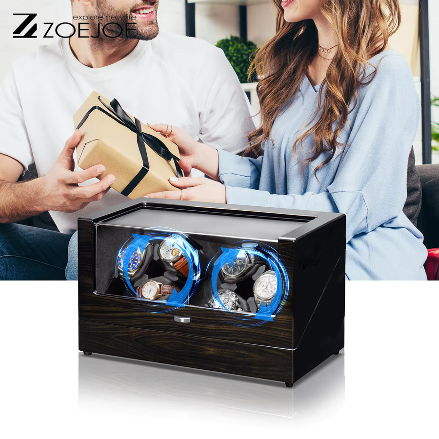 ZOEJOE Uhrenbeweger, Leder, Schwarz, Unisex - Bild 4