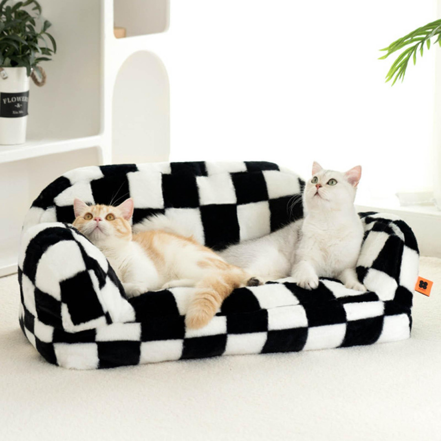 Aimo Katzensofa aus Mikrofaser mit abnehmbarem Bezug und rutschfester Unterseite - Bild 6