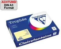 Clairefontaine Trophée Color Kopierpapier DIN A3, 160 g/m², 250 Blatt, Mehrfarbig - Bild 1