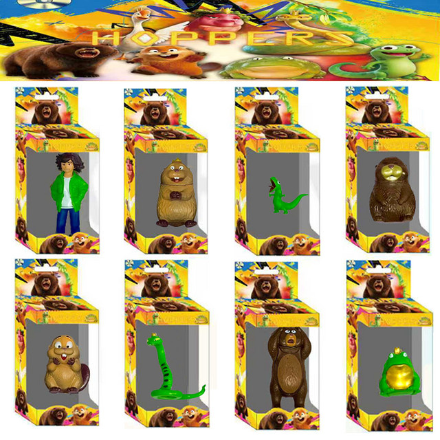 Bandai Disney Pixar Hoppers Beaver Transformation Plan Actionfiguren, 1-8 Stück, PVC - Bild 1