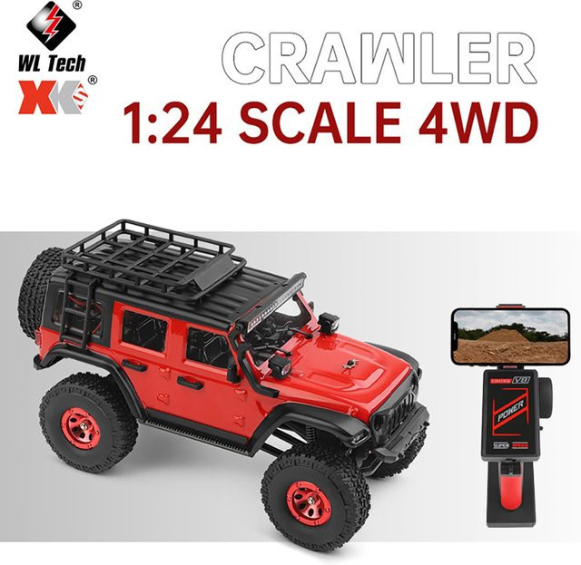 Wltoys 2428 RC Auto, 1:24, 4WD Offroad, Elektro-Crawler, ferngesteuert - Bild 1