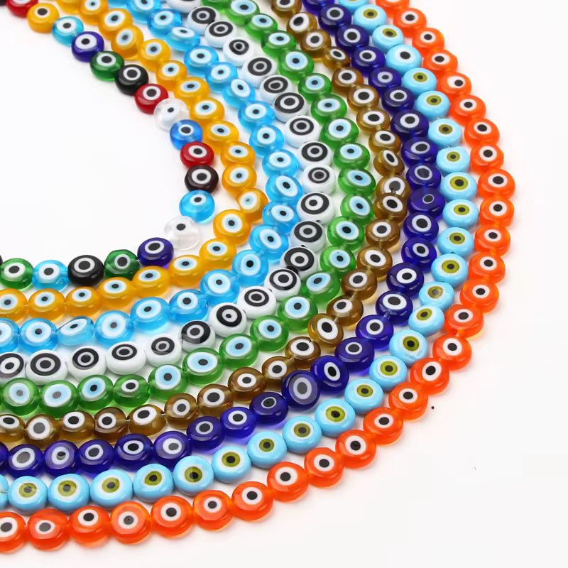 Laudsong Perlen Glas, Millefiori, 8 mm, mehrfarbig, Unisex - Bild 2