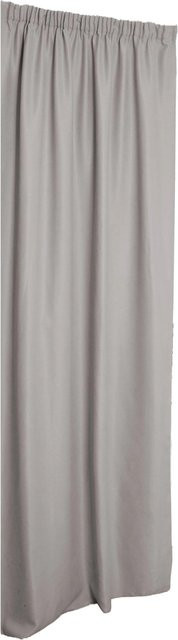 Moondream Wärmeschutzvorhang Cocoon mit Faltenband, Hellgrau, B: 135 cm, H: 250 cm - Bild 1