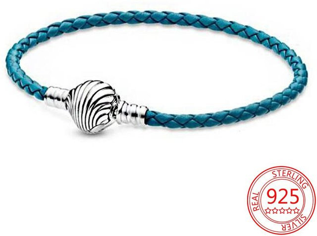 Wan Ying Kettenarmband 925 Silber, Muschel Rose Stern Verschluss, Damen, 16cm - Bild 1