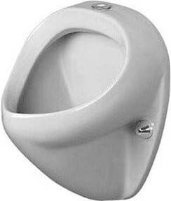Duravit Absaug-Urinal Jim aus Keramik, Farbe: Weiß, B/H: 36 x 35,5 cm - Bild 1