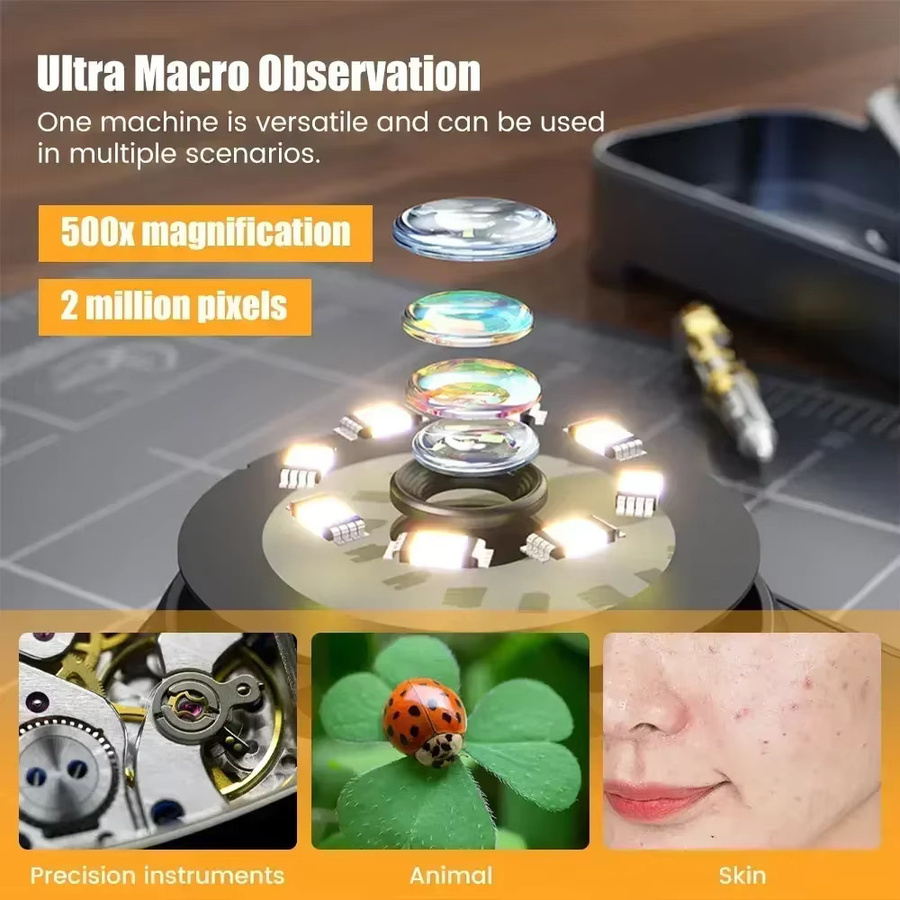 SALORIE Dermatoskop, Kopfhaut- und Hautanalysator, Mikroskop - Bild 5