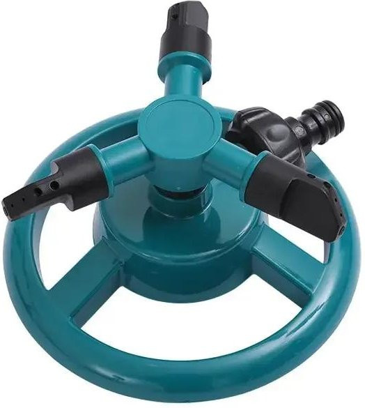 Yiran Furniture Automatischer Sprinkler mit 360 Grad Rotation für die Gartenbewässerung in Grün - Bild 1