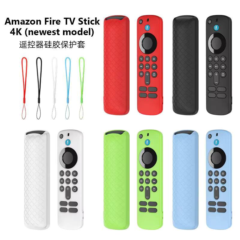 Leuchtende Silikon-Schutzhülle für Fire TV Stick HD/4K Fernbedienung in Rot, staubdichte Anti-Drop-Hülle - Bild 2