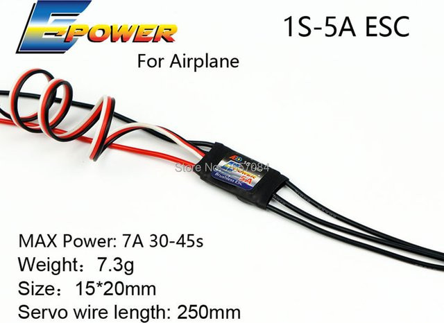 Real hawk Bürstenloser Regler mit 5 A UBEC, 5–40 A, für RC-Flugzeug/FPV-Quad, 1S-4S - Bild 1