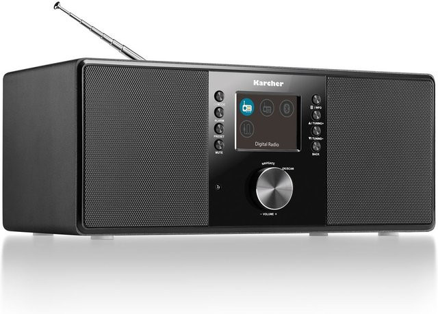 Kärcher DAB 5000+ Digitalradio mit DAB+, UKW-RDS, Bluetooth und AUX-IN in Schwarz - Bild 1