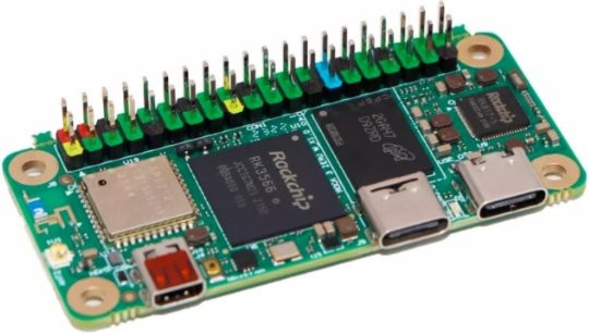 Radxa Zero 3W Entwicklungsboard Green, Quad-Core Mini Board mit RK3566 Chip - Bild 1