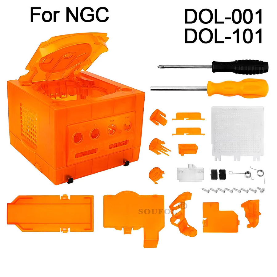 MBCHIPSTAR Ersatzgehäuse für NGC Gamecube Retro Videospielkonsole DOL-101/DOL-001 in Multicolor - Bild 3
