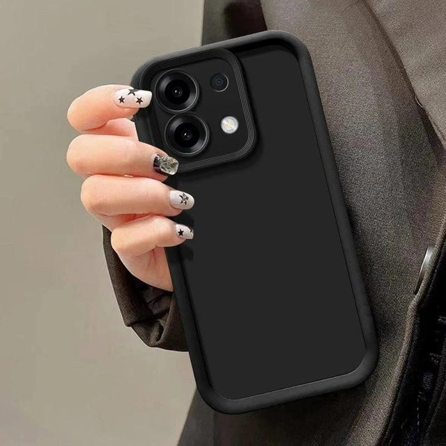 Handyhülle für Infinix Note 30 Pro 4G in Schwarz mit mattiertem Retro-Hautgefühl und Bumper-Schutz - Bild 1