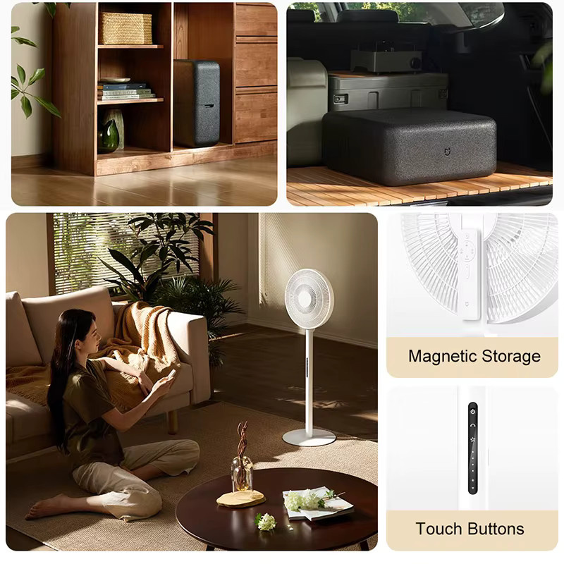 MIJIA DC Inverter Bodenventilator Pro White mit App-Steuerung und Typ-C Anschluss - Bild 3