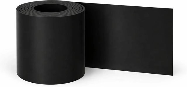 Bambusbörse Beeteinfassung und Rasenkante aus HDPE in Schwarz, Höhe: 30 cm, Länge: 22 m, Stärke: 2 mm - Bild 1