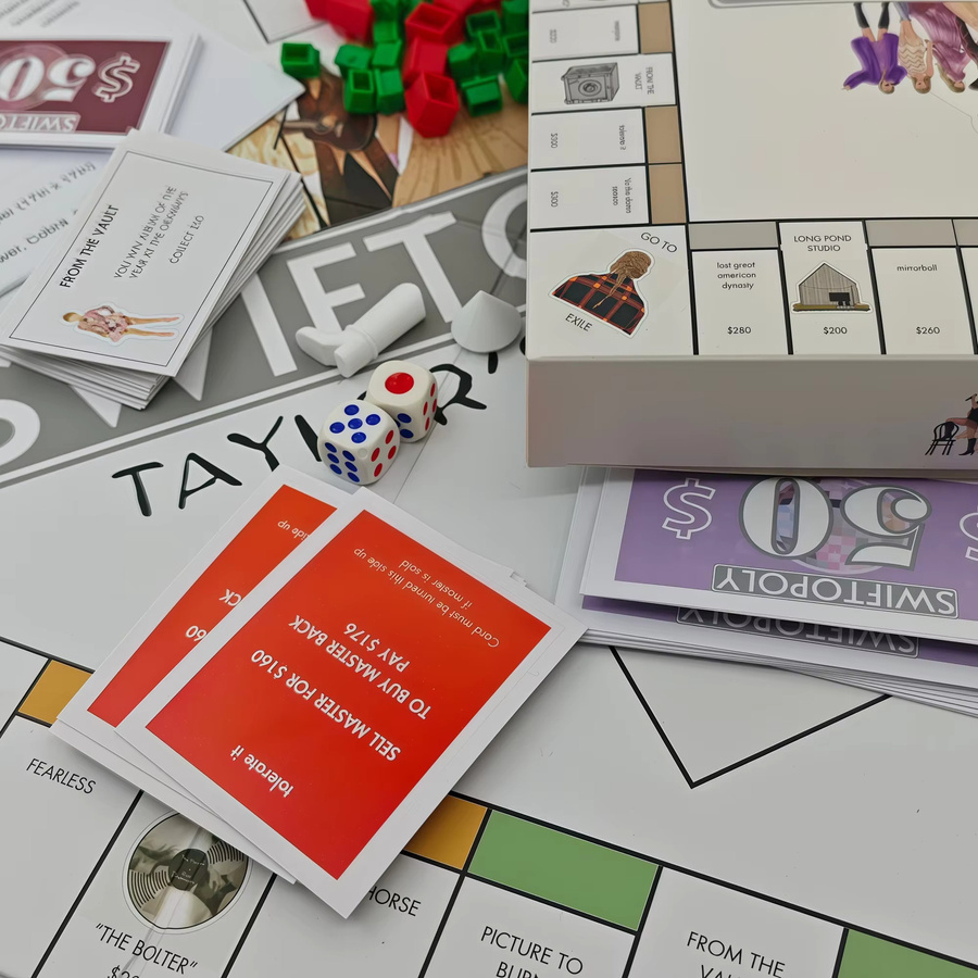 Hasbro Swiftopoly Taylor Edition, Taylor Swift, Brettspiel, Partyspiel - Bild 5