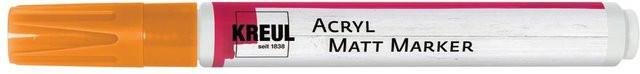 KREUL Acryl Matt Marker Medium in Orange für permanente Ergebnisse - Bild 1