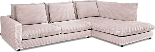 Polsterecke Sansibar Dagebüll in Rosa mit Cord-Bezug, L-Form, B/T/H: 321 x 228 x 84 cm - Bild 1