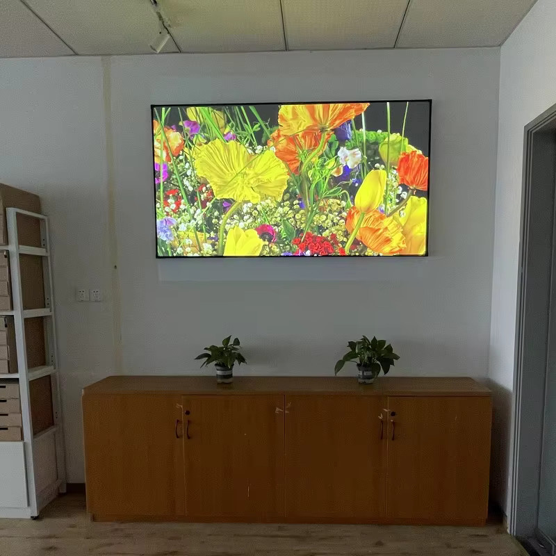 Yovanxer ALR-Projektionsleinwand CLR Anti-Licht-Projektionsvorhang ohne Rahmen, Farbe: Grau - Bild 5