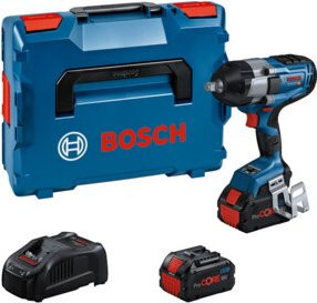Bosch Professional Akku-Schlagschrauber BITURBO GDS 18V-1000 mit 2x ProCORE18V 5.5Ah Akkus in L-BOXX, 18V, Blau/Schwarz - Bild 2