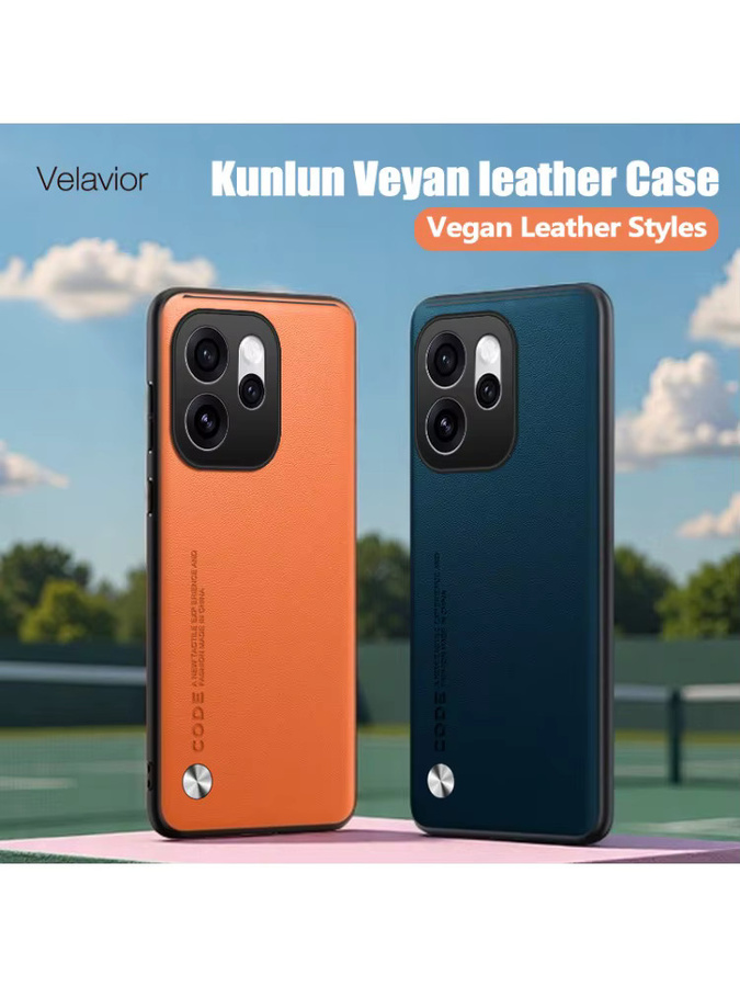 Luxuriöse Stoßfeste Handyhülle aus PU-Leder und Silikon für Oppo Reno15, Reno 14 Pro, Reno 15c und Reno 14 F - Bild 3